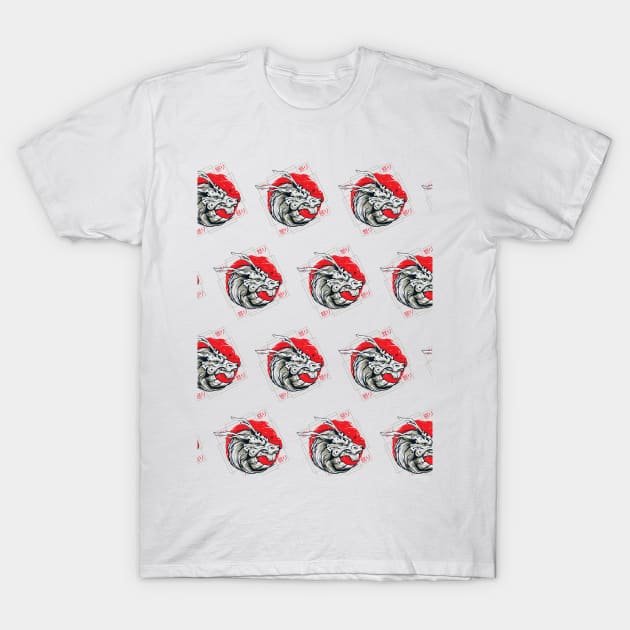 Dragon head, Asian culture pattern T-Shirt by Muse